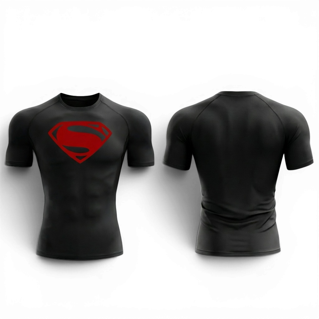 استرج آستین کوتاه SUPERMAN لوگو قرمز