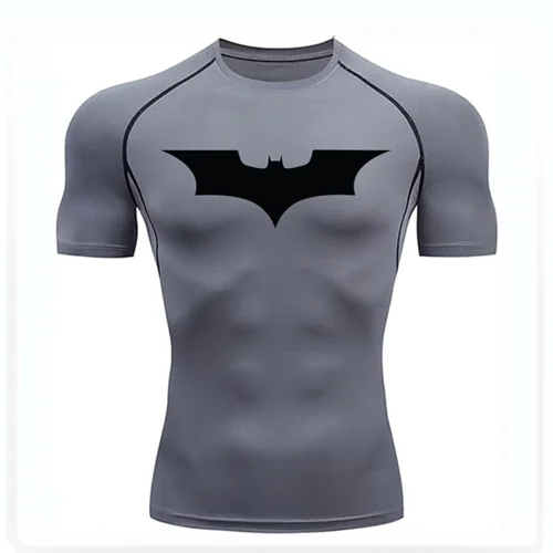 استرج آستین کوتاه طوسی DARK KNIGHT
